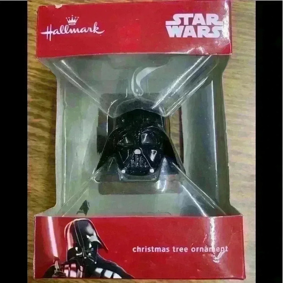 2017 Hallmark Star Wars Dark Vader Helmet Mask Lucas Film Ornament - Picture 1 of 5